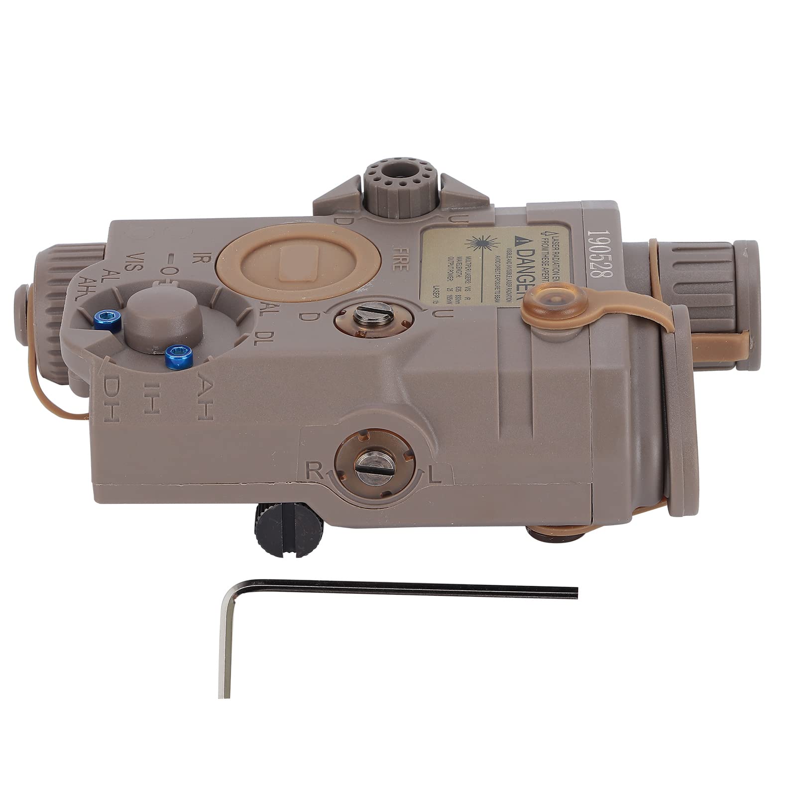 Pilipane Airsoft Battery Box, Airsoft Box, Airsoft Batterie Box, Decorative Dummy Model for EX403 Weapon, Nylon Construction (Sand Color)