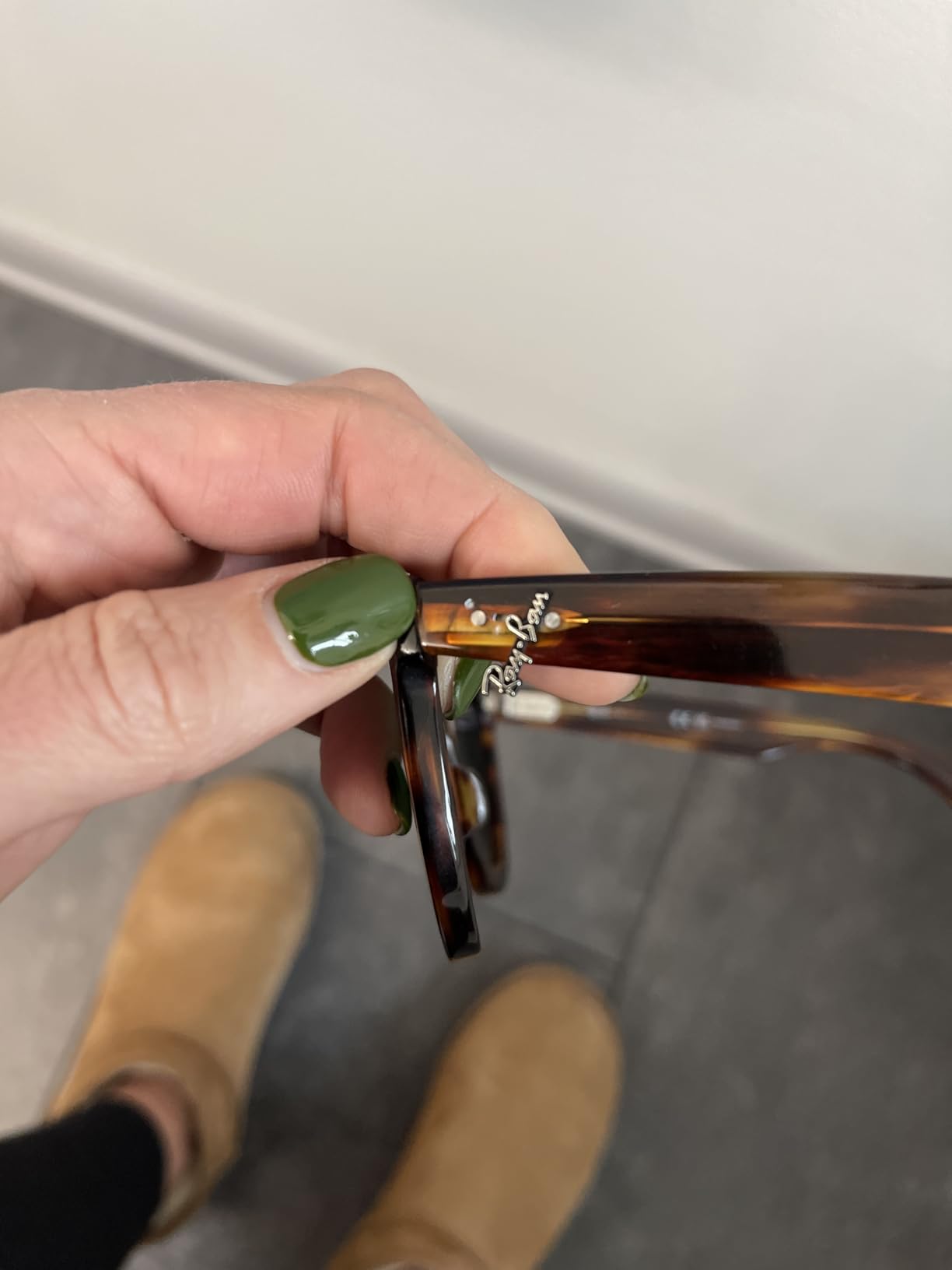 Óculos de Sol Ray-Ban Polarizado Wayfarer Way 0RB2241 954/58 Tam 54