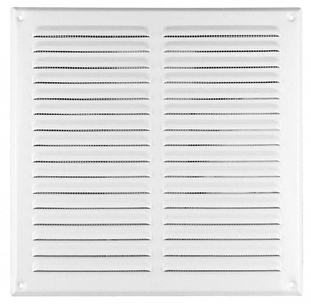 Prostko Ltd White Metal Air Vent Grille - 295Mm X 295Mm / 12" X 12" - Ducting Ventilation Cover.