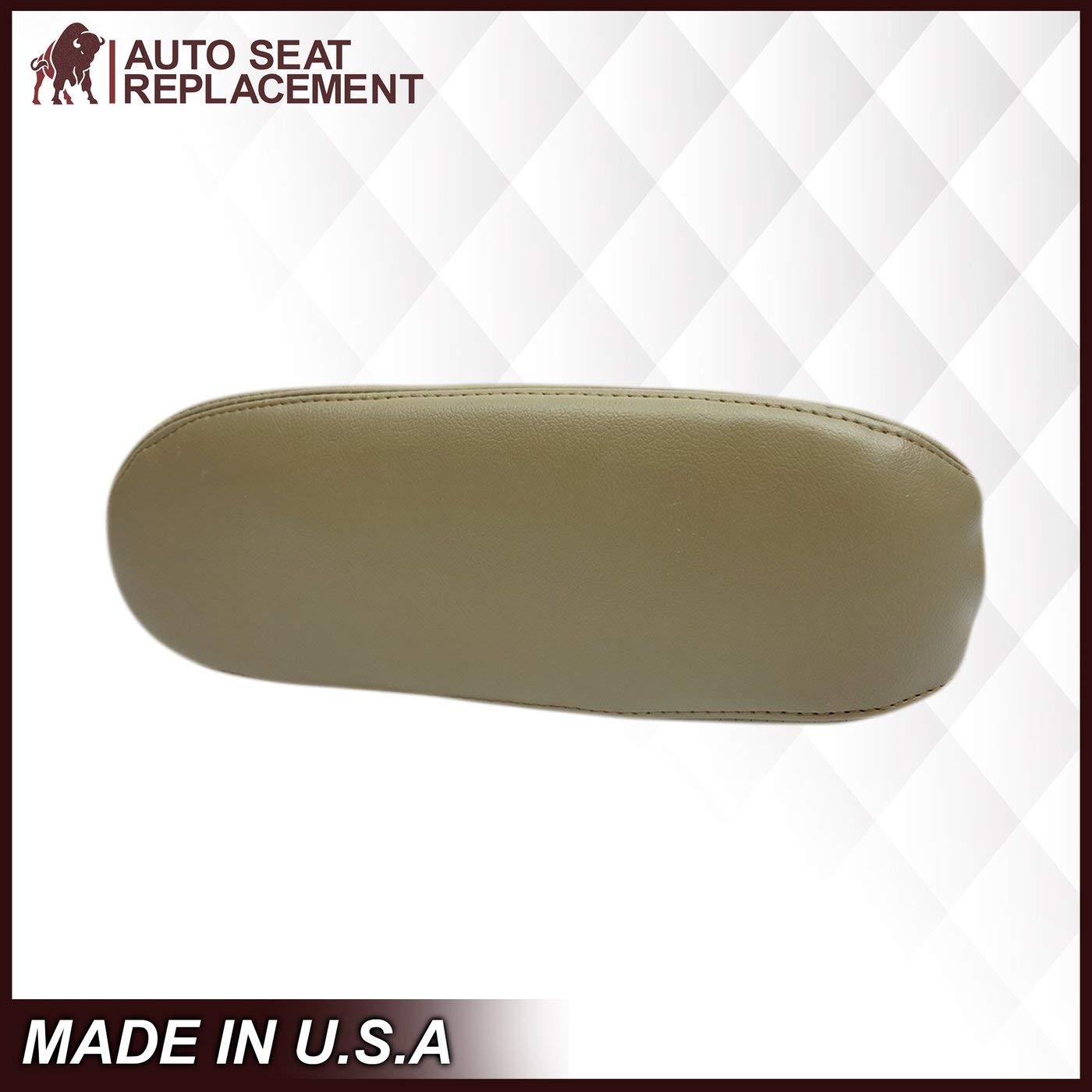 2003 2004 2005 2006 2007 Ford F250 F350 Lariat XL XLT Leather Seat Cover Replacement, Armrest Cover for Ford F250 F350 in Medium Parchment Tan (Armrest Cover (Fits Both Sides))