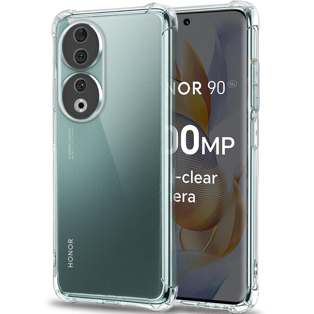 Pinaaki Enterprises Honor 90 5G Back Cover | Slim Soft Back Case for Honor 90 5G (Transparent) (B0CKFK6CG2) Amazon Price History, Amazon Price Tracker