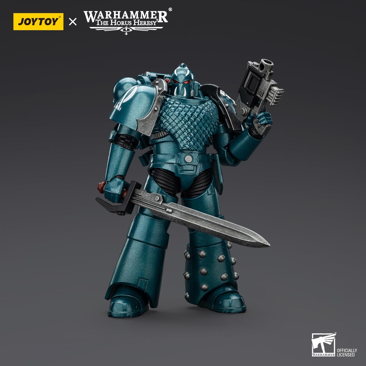 TOYVERSE JOYTOY 1/18 Figura d'azione Warhammer The Horus Heresy, Alpha Legion Headhunter Prime, Articolazioni mobili Modello di Personaggio, 15 anni e più - 3