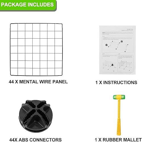 Miniatura 68 de TUMUCUTE - Organizador de armario, organizadores y almacenaje con 12 cubos, estantería de rejilla metálica, organizadores de juguetes y contenedores