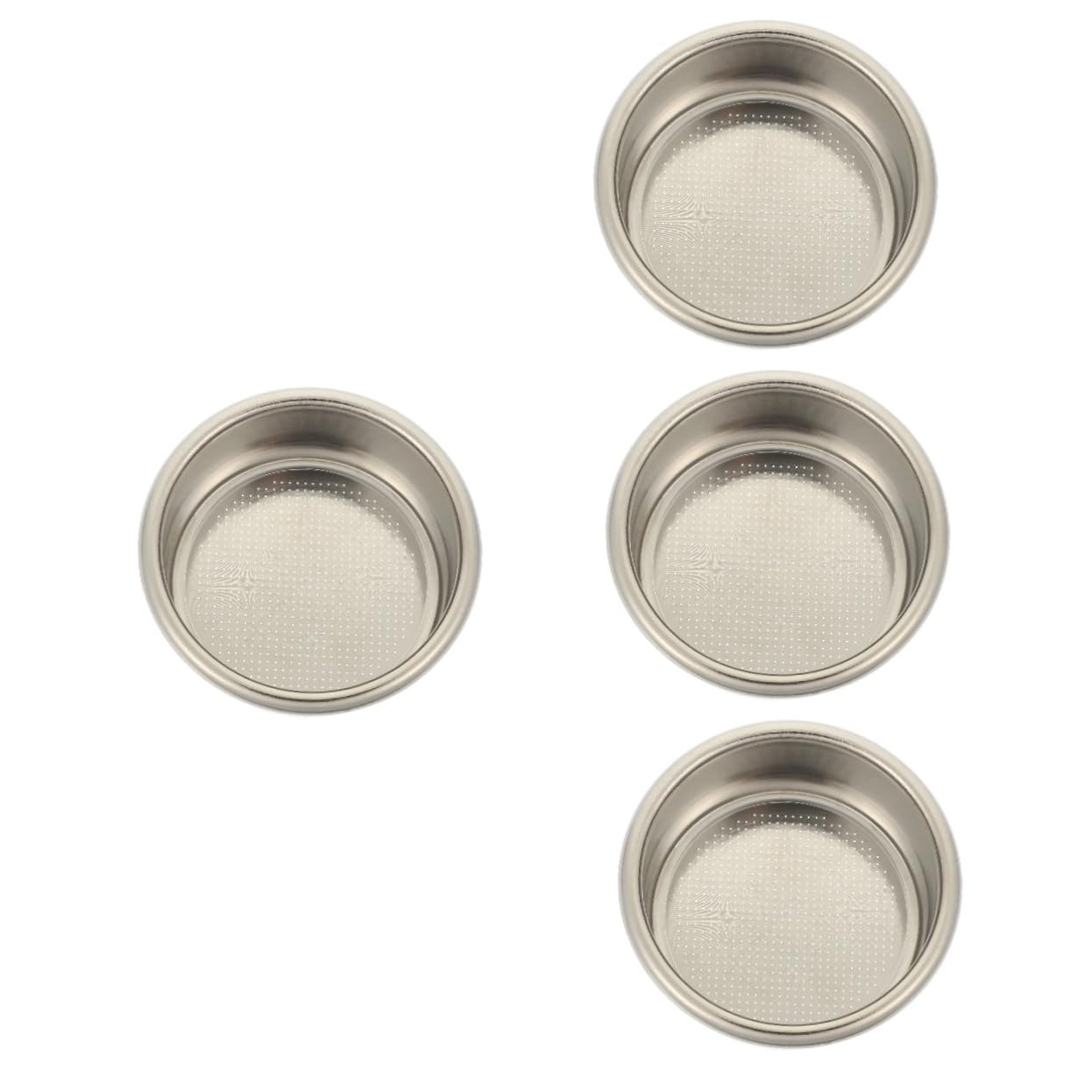 Housoutil Lot De 4 Paniers Filtrants À Café Réutilisables Pour Machine À Expresso Fabriqués En Acier Inoxydable Robuste.