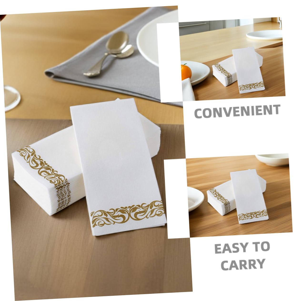 Servilletas de Papel Desechables Impresas 75 Uds 40x30 Cm