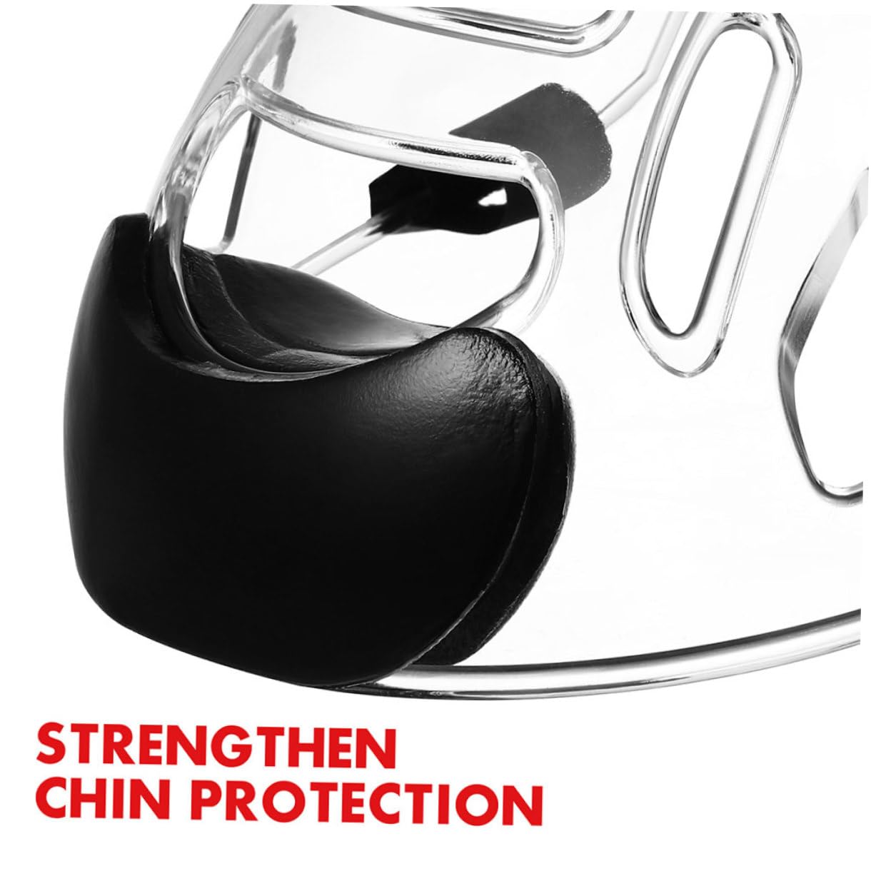 Ciieeo Protezione la Testa del Taekwondo 2 Pezzi Maschera Rimovibile in Plastica Temperata, Affidabile e Portatile per Allenamento e Karate