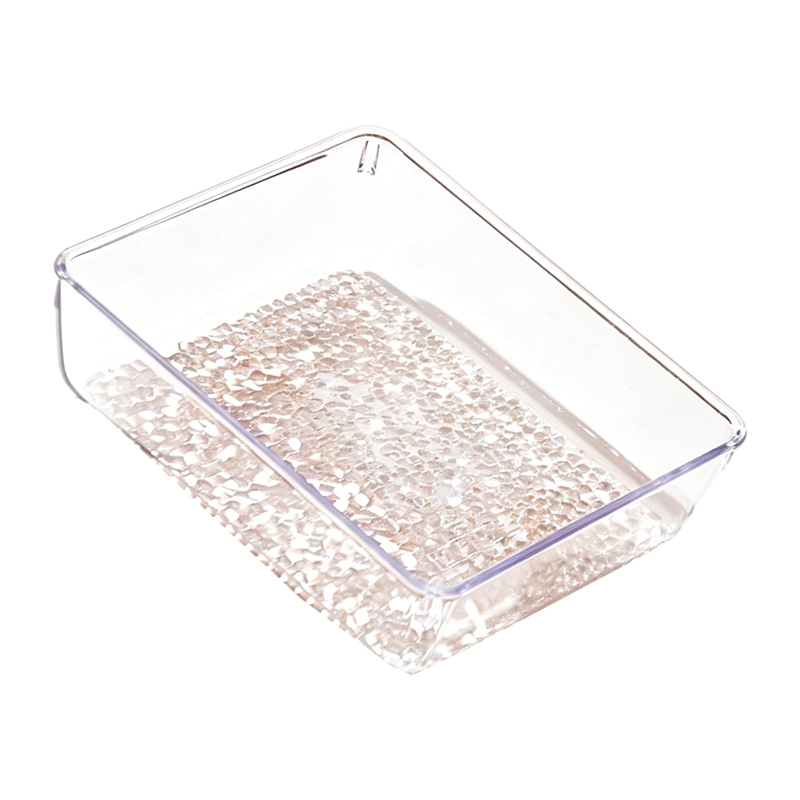 Thickened Transparency Fruit Basket Commercial Grade Tray for Restaurant Hotel Cafes and Household Storage Food Grade Storage Tray