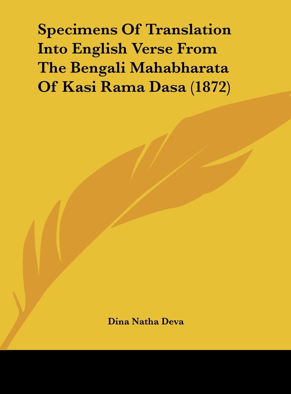 Buy Specimens of Translation Into English Verse from the Bengali
