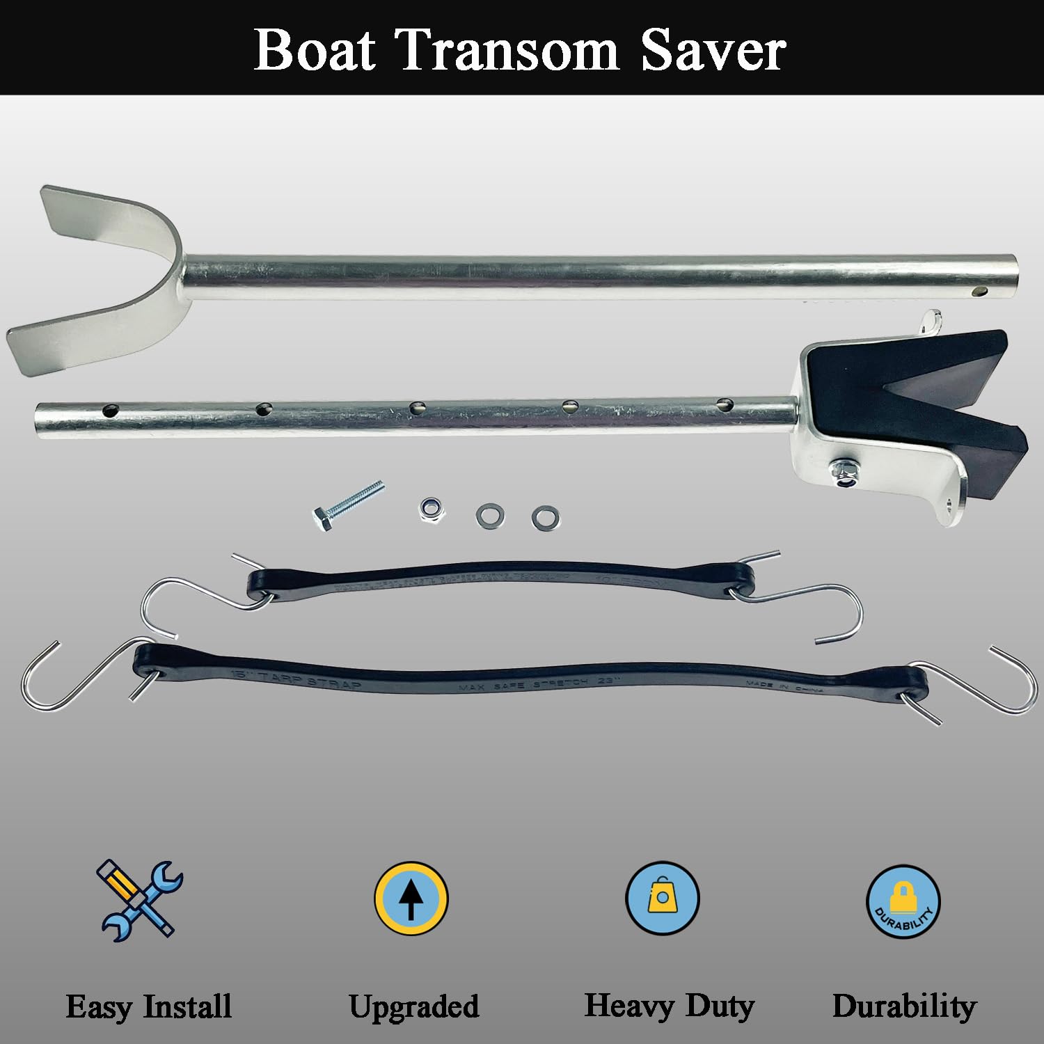 LLANNDER Adjustable Transom Saver 20