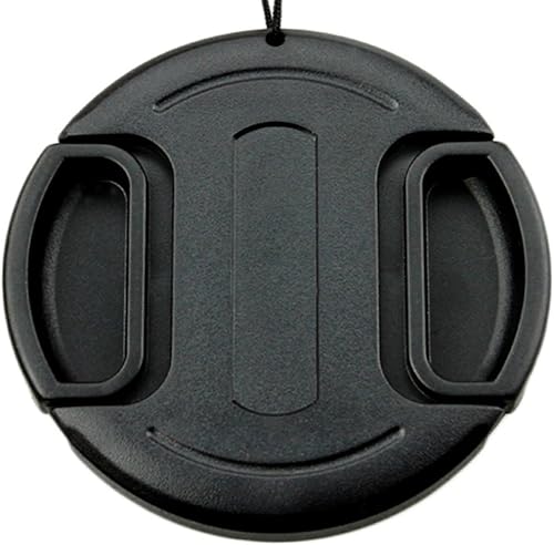 JJC 86mm Snap On/Clip On Lens Cap Protection Cover with Keeper for DSLR Camera - Black