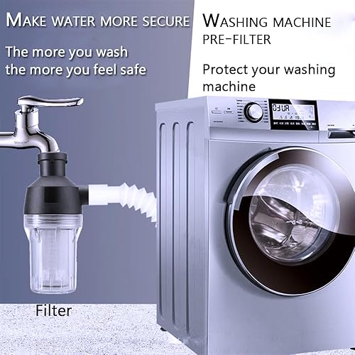 Miniatura 5 de Filtro de sedimentos giratorio, filtro de agua de sedimentos reutilizable, con pantalla de malla 250, junta y llave a prueba de fugas, para