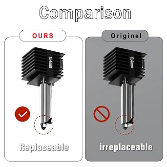 0.2mm Bambu Lab A1/A1 Mini Hotend, 3D Printer Parts Replacement Print Head for Bambu Lab A2L/A1/A1 Mini 3D Printer