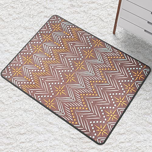 Heavy Duty Office Chair Mat For Carpet And Hardwood Floor Bohemian Desk Chair Mat Rug 36'' X 55'' Jacquard Woven Surface Floor Mats For Office Home (36"X48", Chief) #TOP1