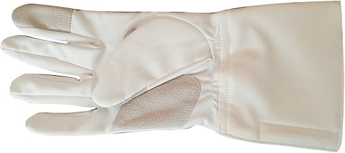Balaur 3-arma práctica esgrima guante lavable espada hoja sable poliéster blanco