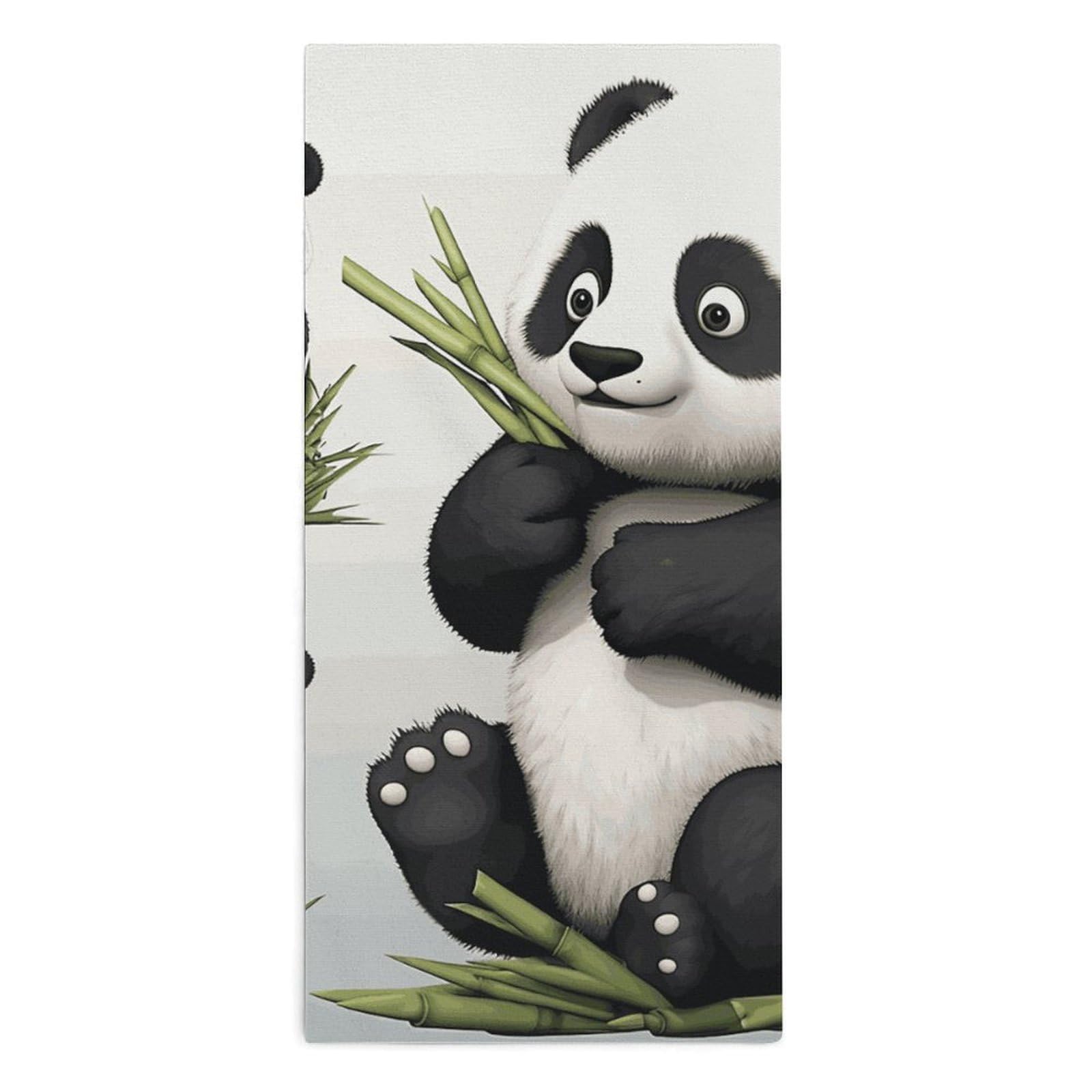 Essuie-mains panda séchage rapide fini les mauvaises odeurs d'humidité