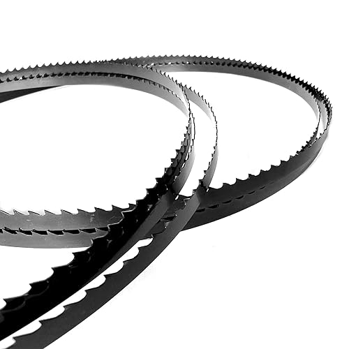 Hojas de sierra de cinta de 62" x 14" x 14TPI para sierras de banda Ryobi, Powertec, Grizzly, Skil, Craftsman de 9 pulgadas, paquete de 2