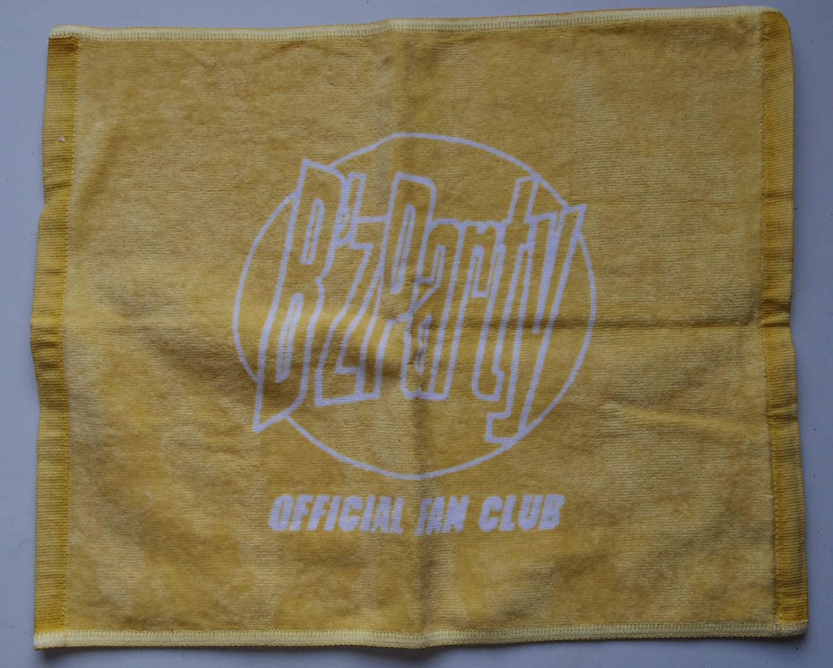 Amazon.co.jp: B'z ファンクラブグッズ 継続記念品 ミニタオル 黄色 B