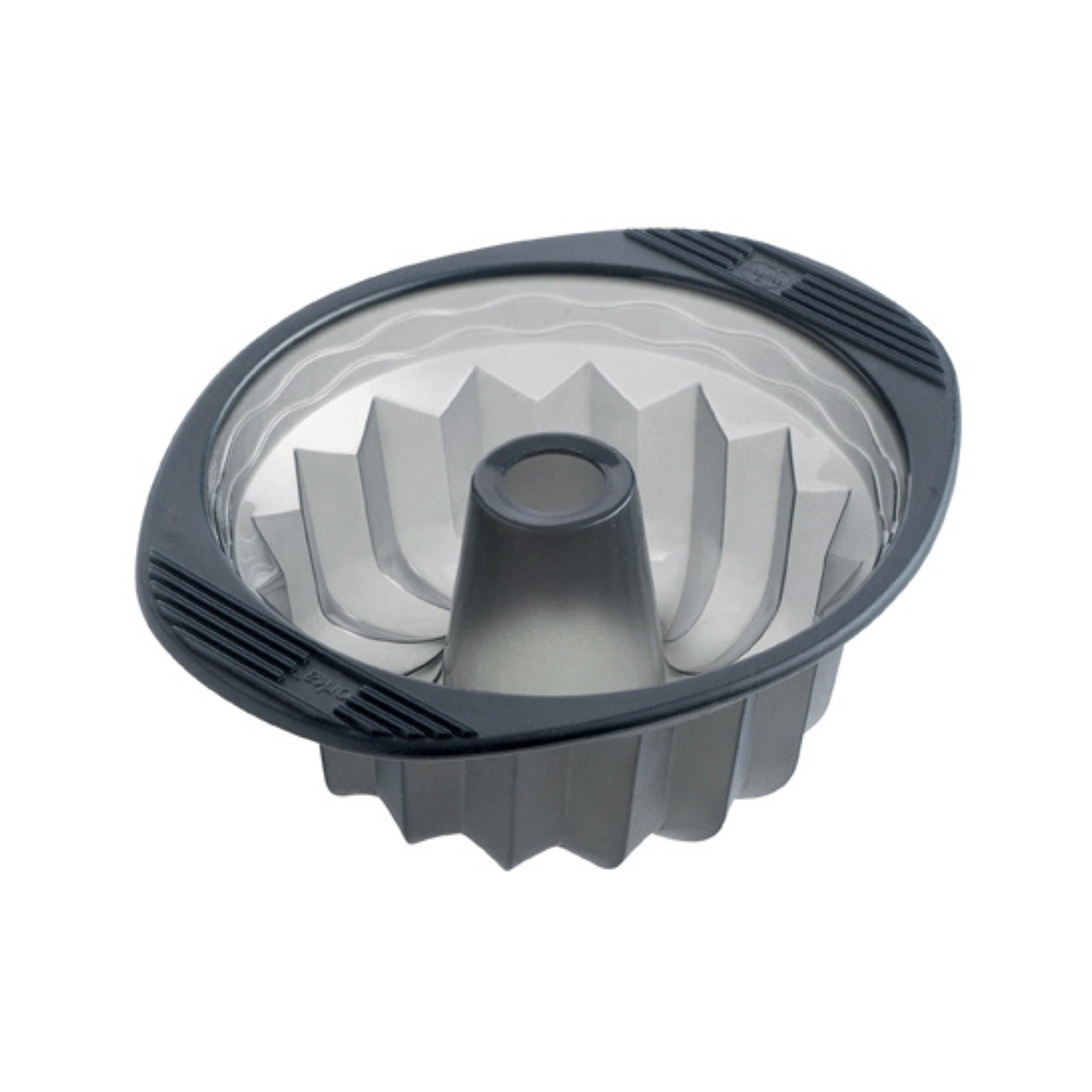 Mastrad Muffin Bundform Baking Pan, Cake Baking Tray Pan with Easy to Remove Molds, Non Stick, Flexible, Durable, Dishwasher Safe - F41414