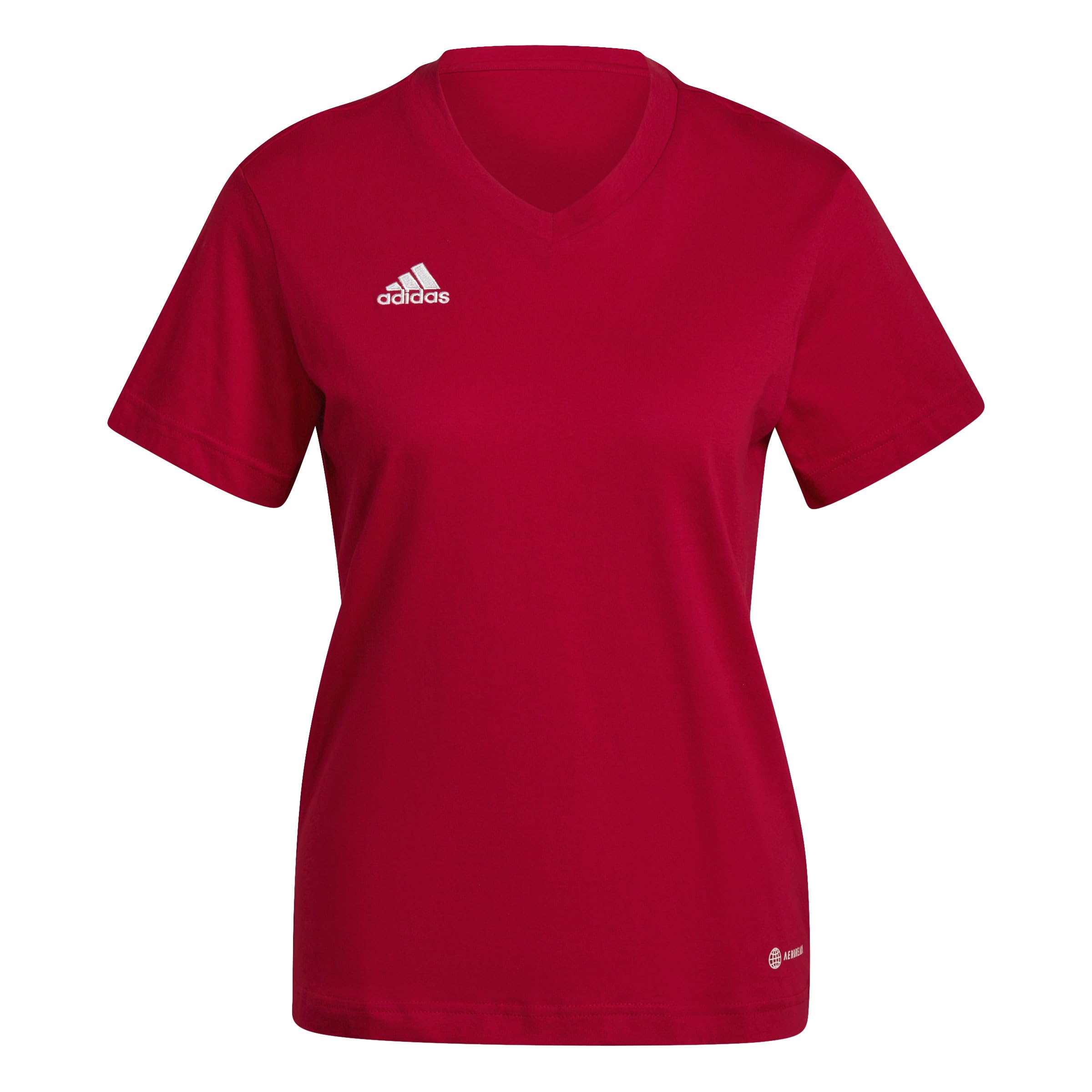 adidas Women's Entrada 22 Tee, Team Power Red 2, S
