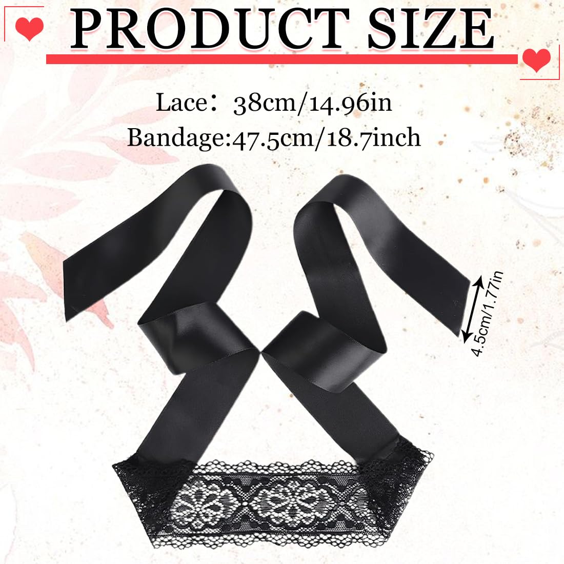 Mascherine per occhi, 4 Pezzi, Occhi per Dormire, Maschera Maschera Degli Occhi per Occhi per Coppie Dormire, morbide, per adulti, per dormire, per San Valentino, comode, per donne e coppie, Pizzo