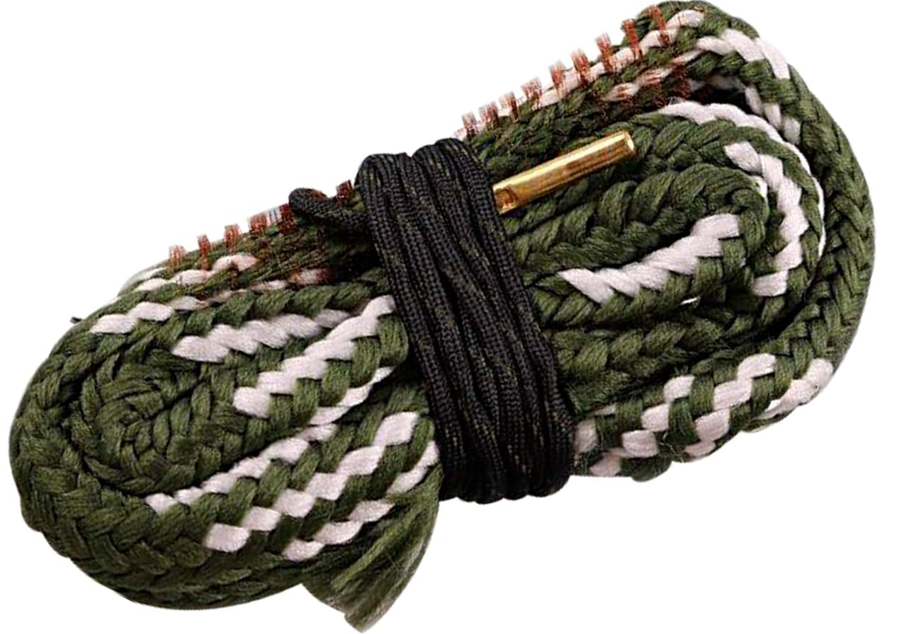 Royal Hunter Sznurek do czyszczenia lufy I Boresnake kaliber Schrot GA 20 I pielęgnacja broni i czyszczenie lufy do strzelb Premium Bore Snake ze zintegrowaną mosiężną szczotką