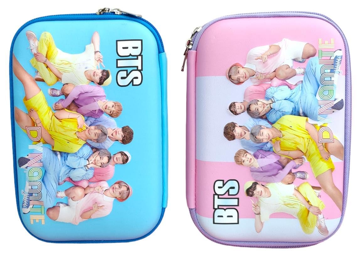 TERA 13 Pencil Pouch for Kids (1 pcs) Multi-Purpose Zipper Pencil Case, Cartoon Pencil Box for Boys Pen & Pencil Pouch Bag Stationary Organizer for Kids, Hardtop Eva Canvas (bt21) (B0CWPBTX2Y) Amazon Price History, Amazon Price Tracker