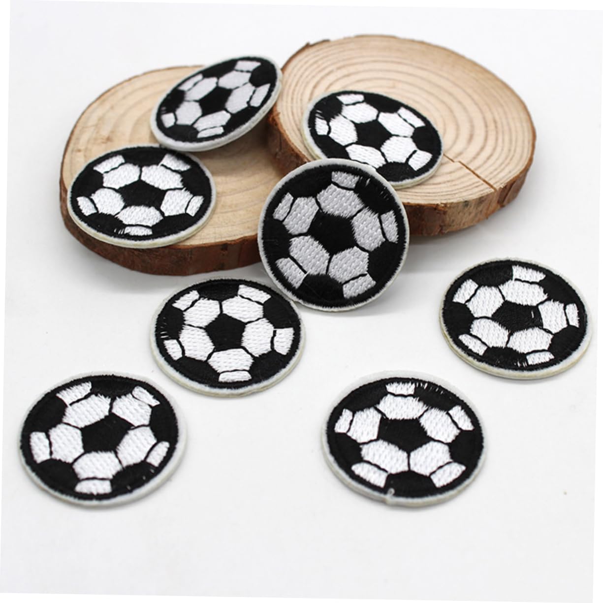 Parches Bordados de Fútbol para Ropa 10 Piezas, Coser y Planchar