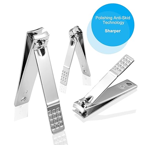 Miniatura 3 de Juego de manicura y pedicura - Kit de cortaúñas para uñas de los pies, kit de manicura profesional de pedicura, kit de cuidado de uñas con estuche