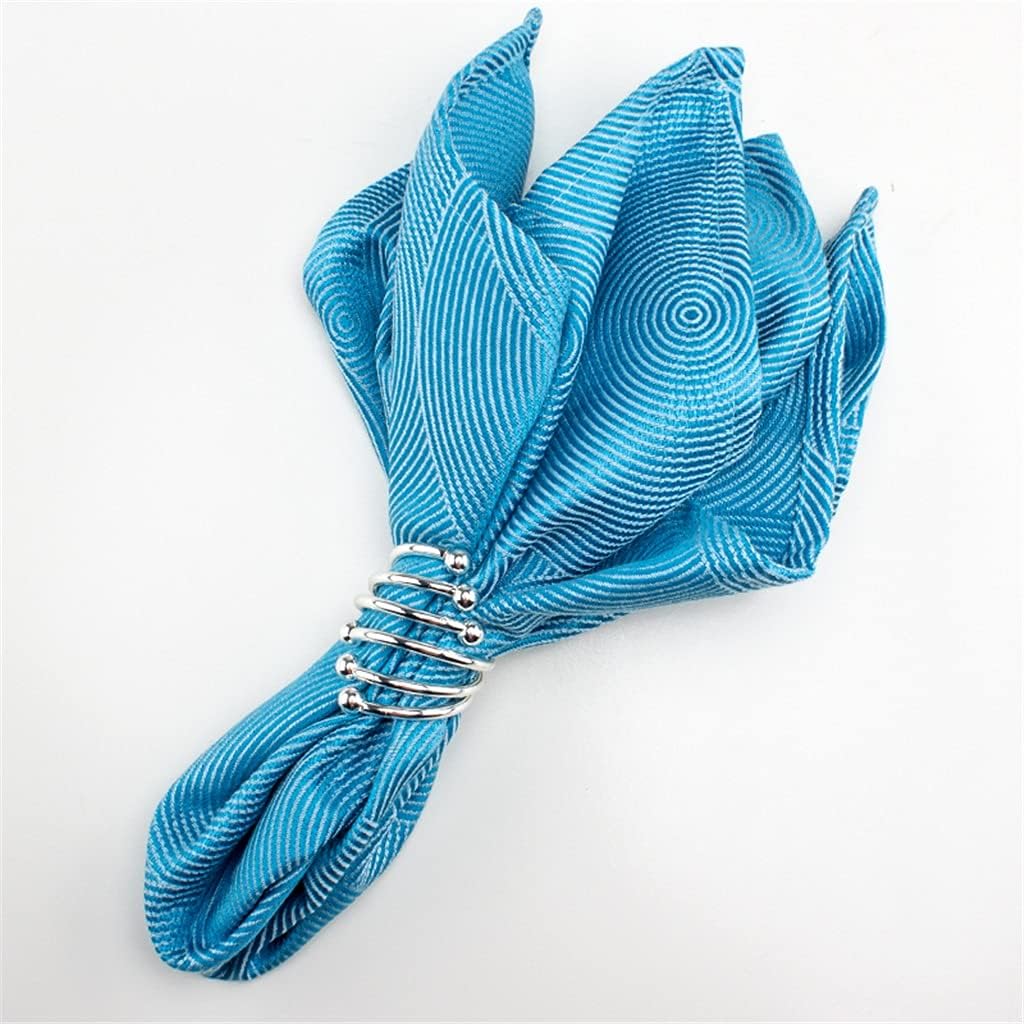 10 Pcs Hotel Mouth Cloth Western Restaurant Napkin Folded Flower Household Table Square Towel Pad(D)
