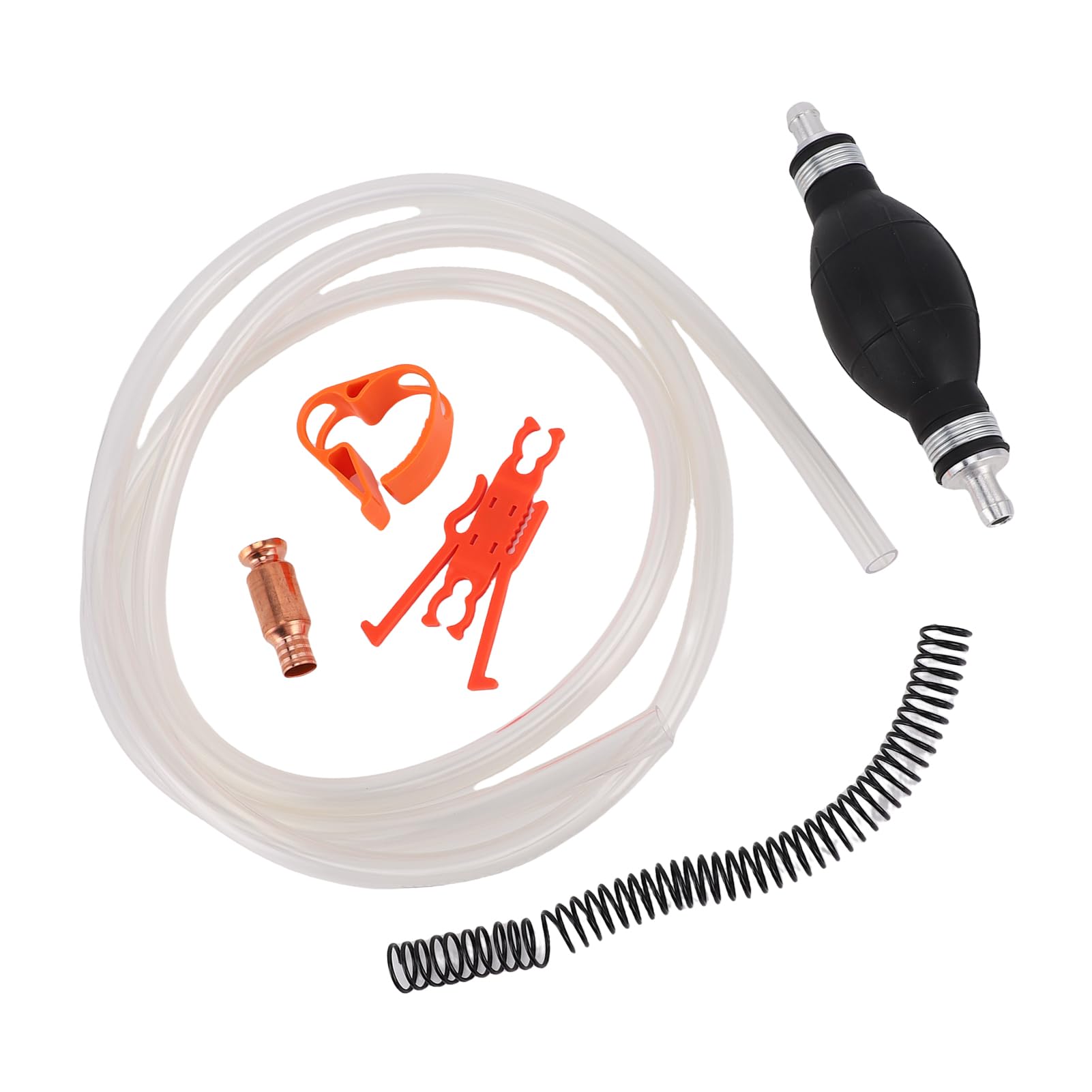 Domary Manual Fuel Siphon Pump Efficient Hand Gas Transfer Pump for