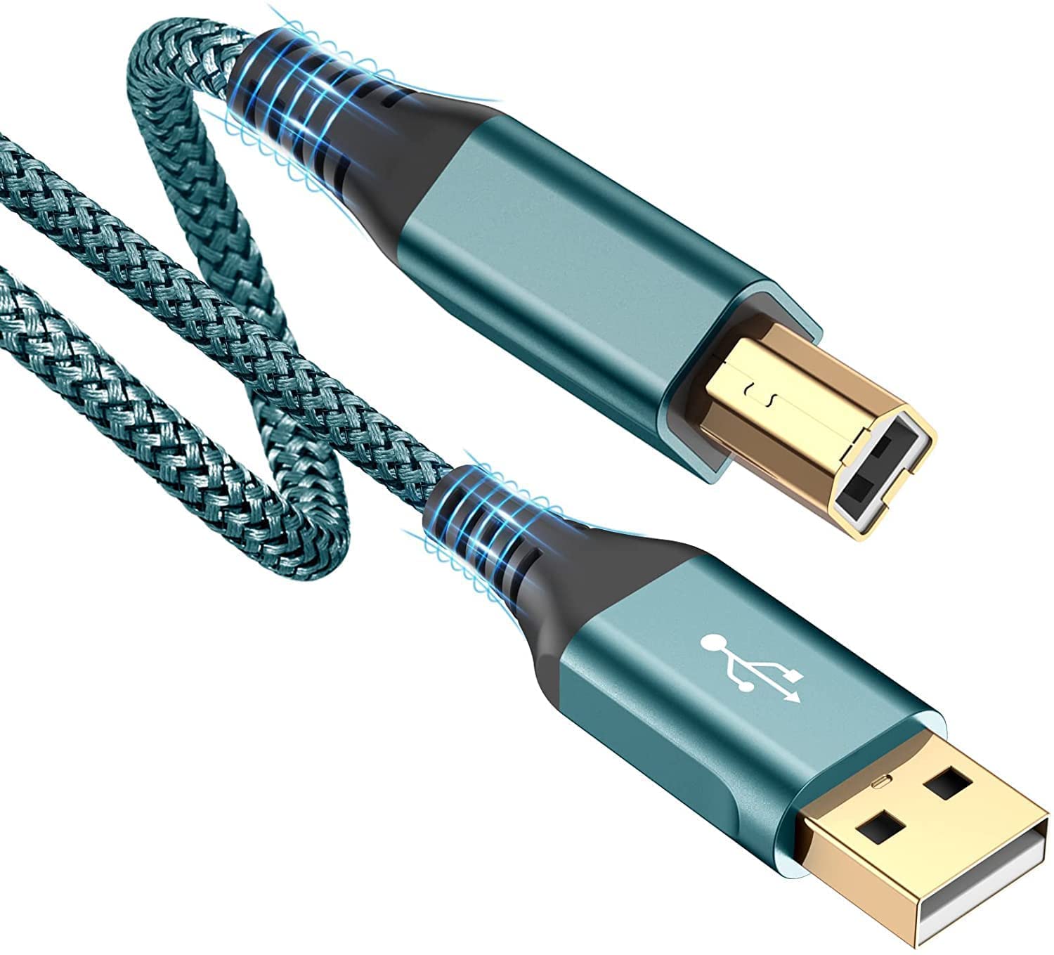 sweguard Printer Cable 15ft USB Printer Cord USB 2 0 Type A Male to B Male Cable Scanner