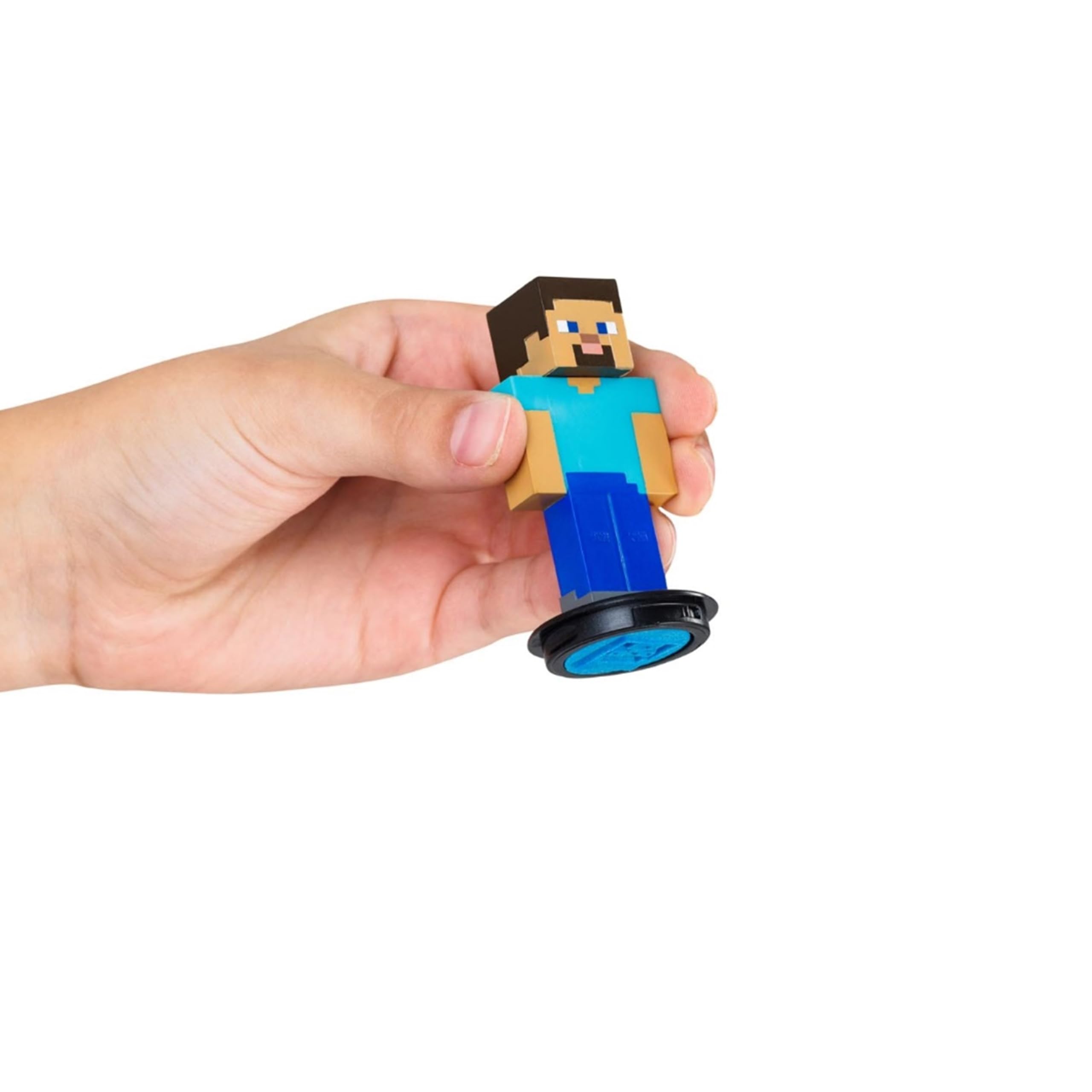 Bizak Minecraft Zestaw 8 figurek 5 cm, pudełko deluxe 1, 2 modele postaci do kolekcjonowania, oficjalna licencja na budowę wideo i cegły, dorośli fani i chłopcy lub dziewczęta (64110005-1