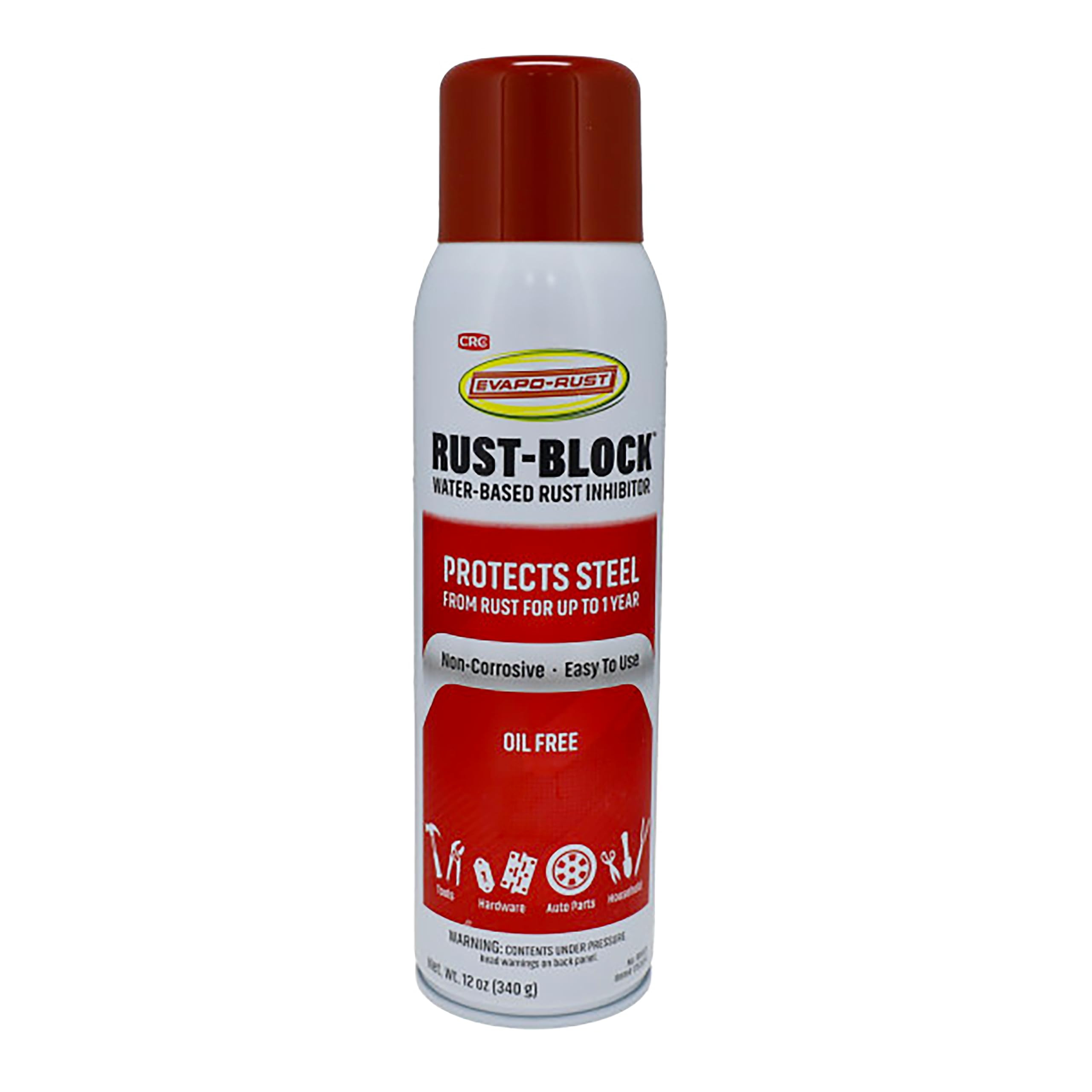 Rust-Block by Evapo-Rust, Super Safe, Non-Toxic, Biodegradable, Keeps Metal Rust Free for Up to 12 months, 12oz Aerosol Spray
