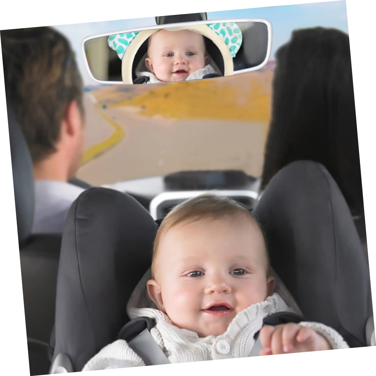 VICASKY 3pièces Rétroviseur De Sécurité Pour Miroir Adorable Forme De Installation Facile Et Pratique Pour Observer