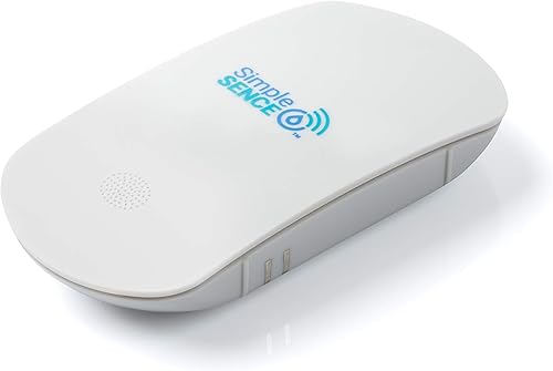 SimpleSENCE Detector de fugas de agua y congelación, sensor inteligente de agua WiFi y de congelación con alarma audible y notificación de texto y