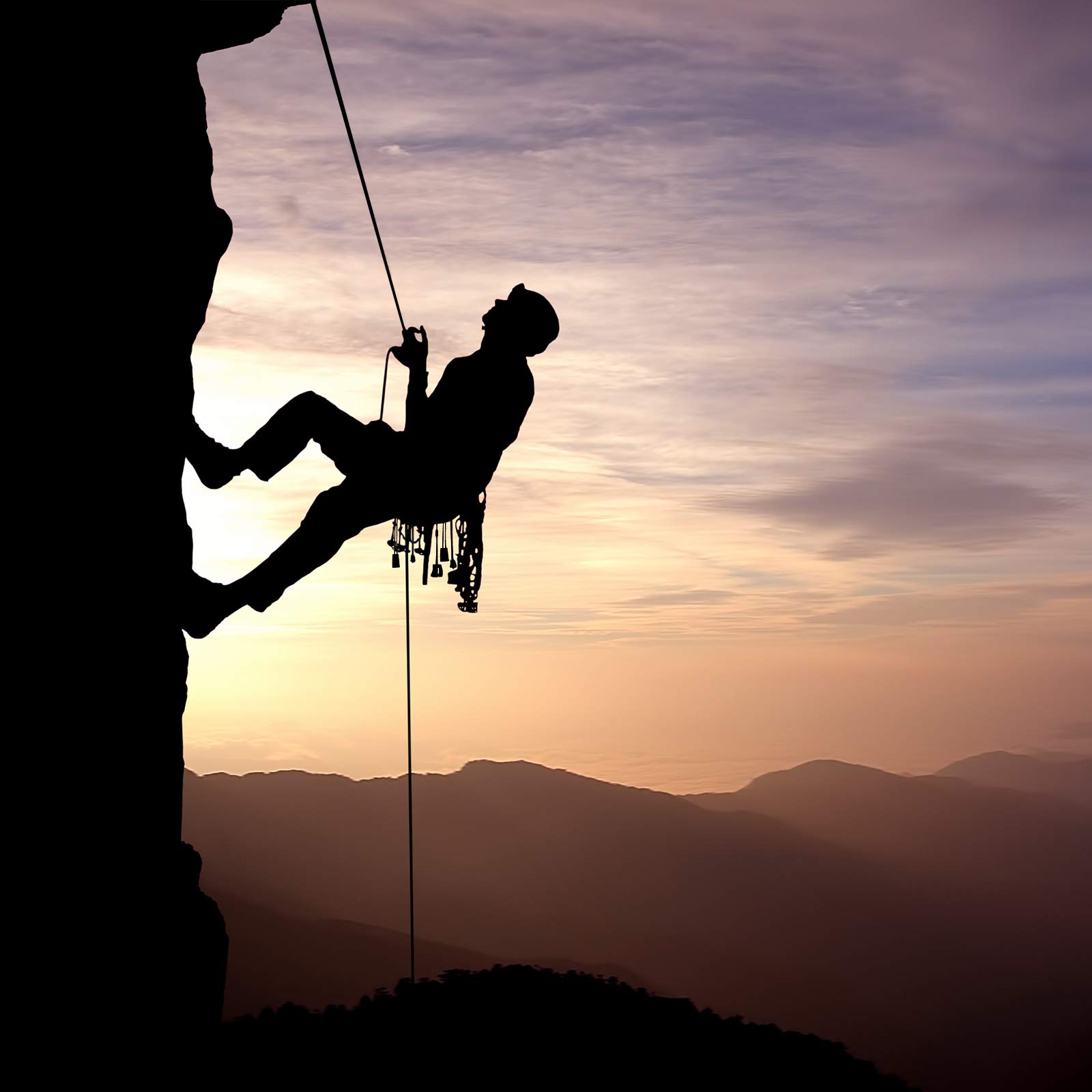 ALPIDEX Klemmkeile Set 10 teilig ; Größe 1 - 10 Klemmgerät Sicherung Trad Klettern Clean Climbing Drahtschlinge