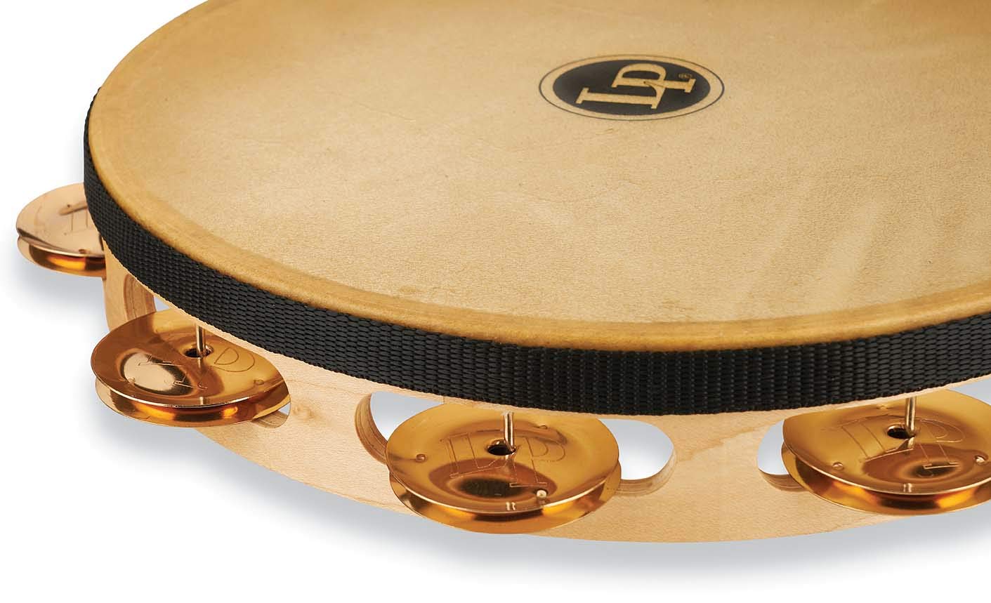 Latin Percussion Pro 10 tamburynów, brązu, jednorzędowa (LP383-BZ)
