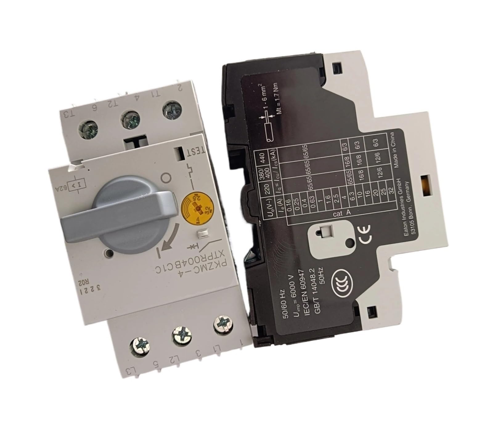 1 interruptor de protección del motor PKZMC-4