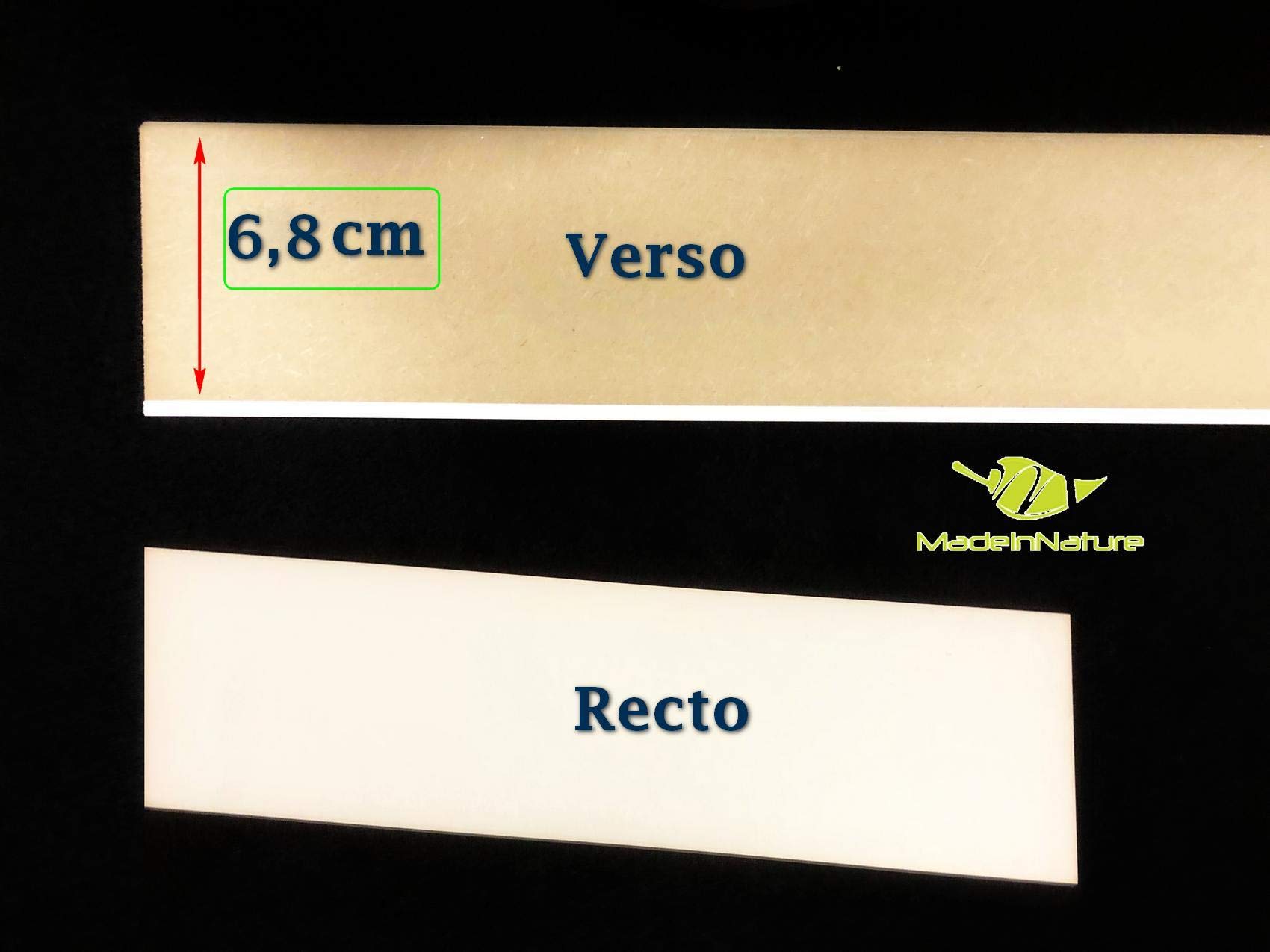 Battiscopa rivestita in medium bianco, di alta qualità, battiscopa di fabbricazione francese, diverse misure