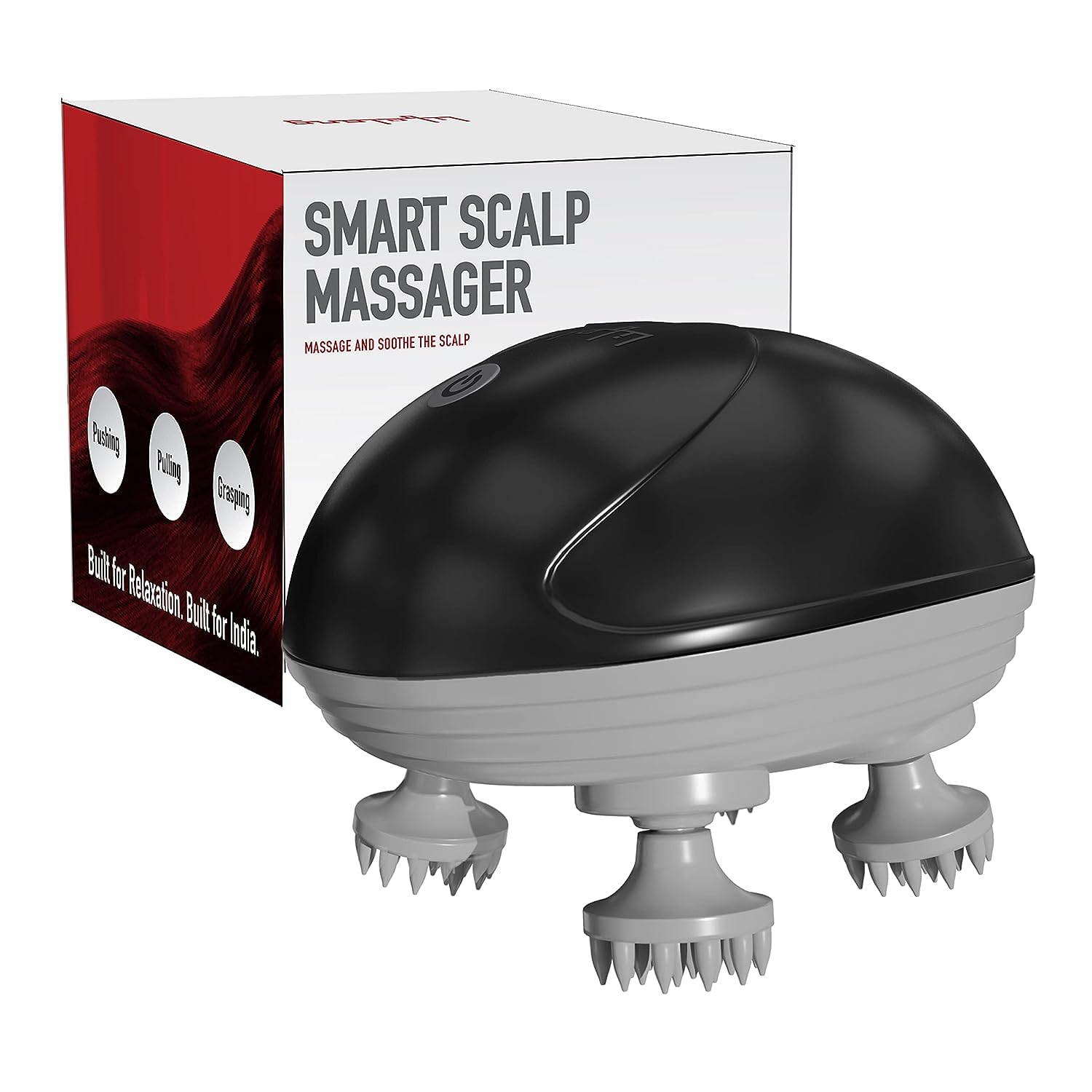 KIYO Rechargeable Electric Head & Scalp Kneading Massager, 4 Speed Modes, Handheld Portable Head Massager for Hair Growth, Deep Clean and Stress Relieving, (LLM603, Black) (B0CKH75C6R) Amazon Price History, Amazon Price Tracker