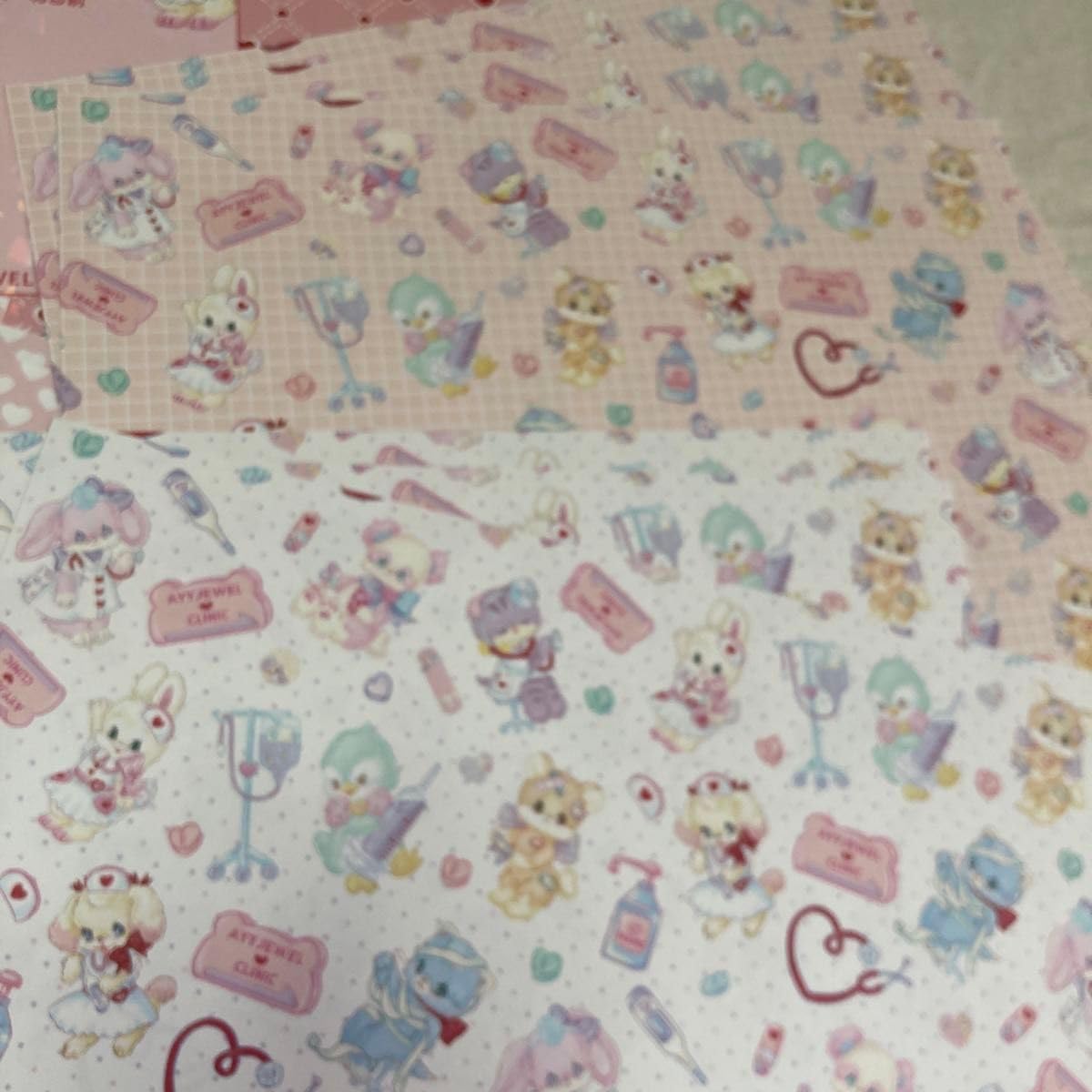 ayyjewel デザインペーパー ラッピングペーパー 246柄246枚セット