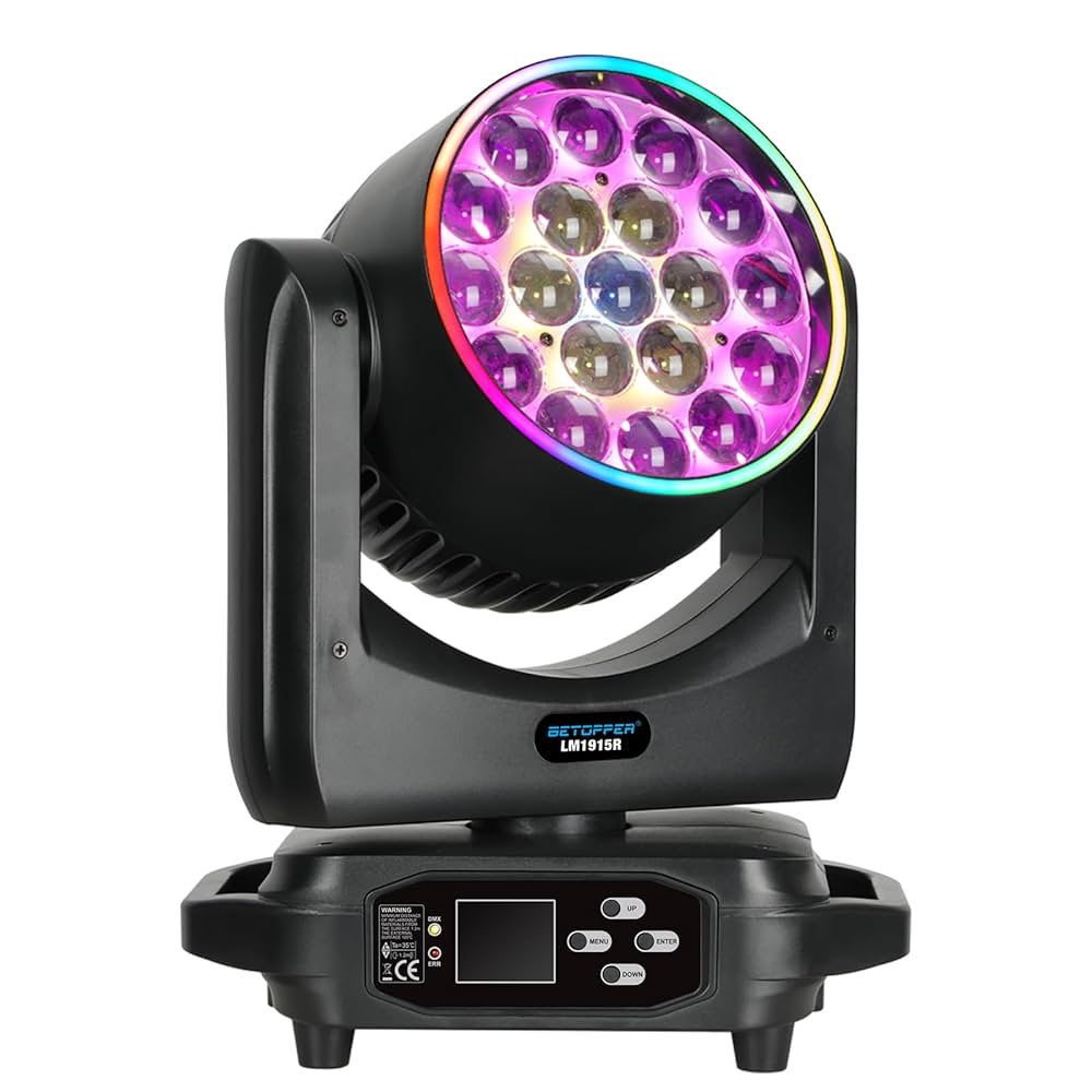 【初心者おすすめ】BETOPPER LEDステージライトDMXコントローラー Amazon.co.jp: BETOPPER LEDムービングライト舞台照明7x8W RGBW