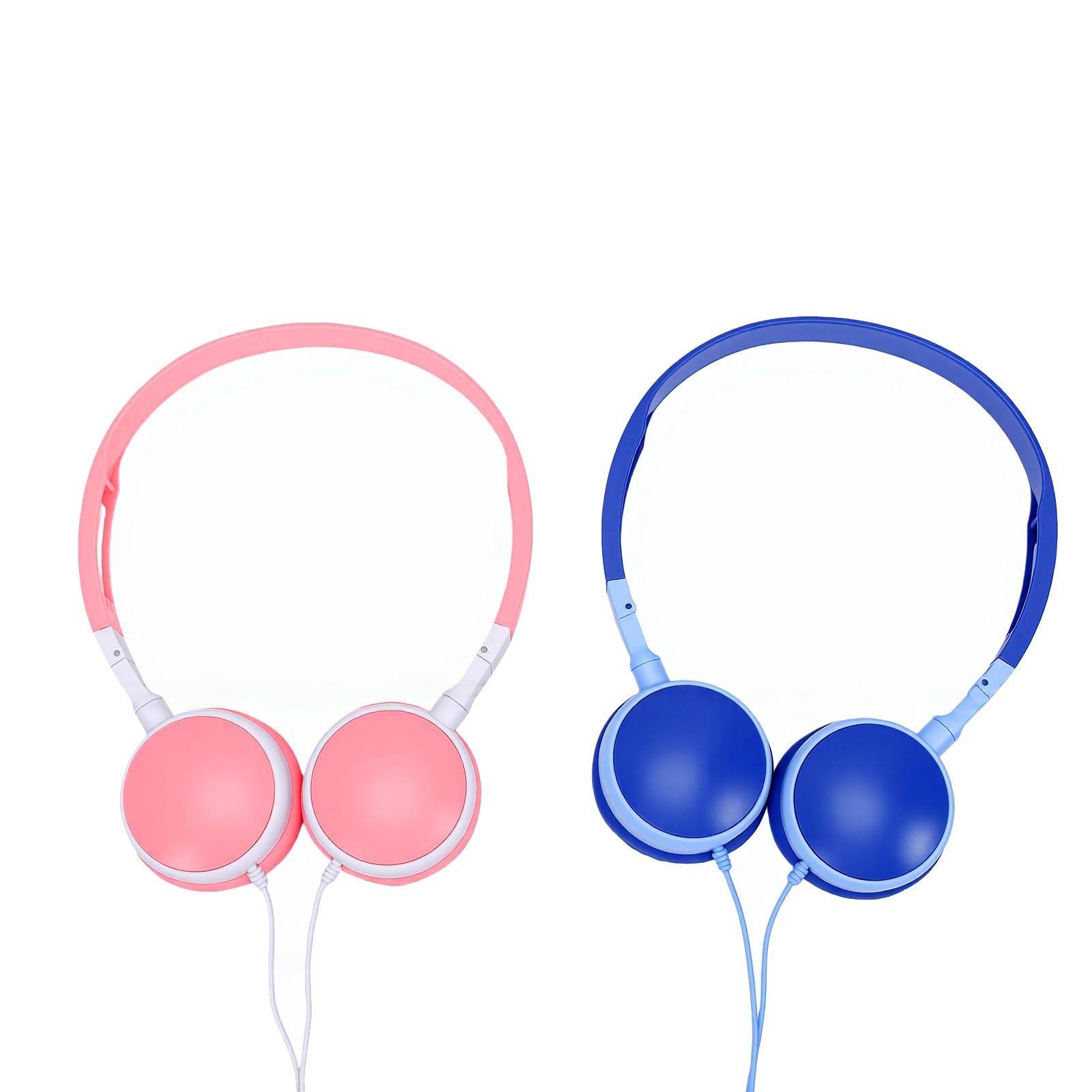 ANGGREK Cuffie con Cavo per Bambini, Headset Aula con Jack da 3,5 Mm, Confezione da 12, Cavo da 4 Ft, for Classe e Studio