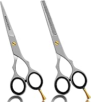 Vista 11 de BEAUTICONE Tijeras de corte de cabello, tijeras de peluquería profesionales de 6.5 pulgadas para corte de pelo, hombres/mujeres, barba y bigote