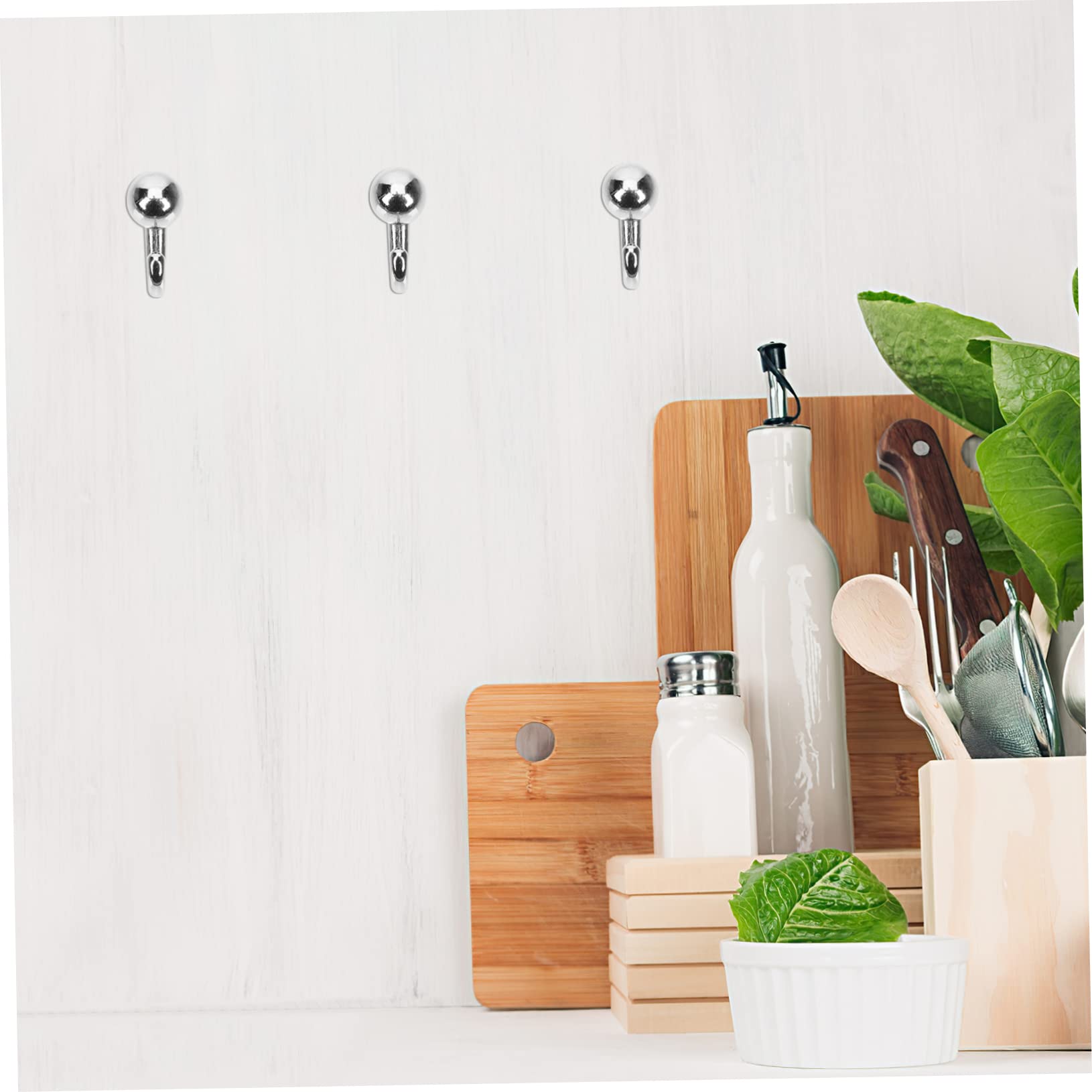 OSALADI 60piezas Gancho De Pared Para Colgar Cuadros Ganchos Metálicos Resistentes Para Fotografía y Decoración Fácil Instalación Sin Herramientas Para Hogar y Oficina