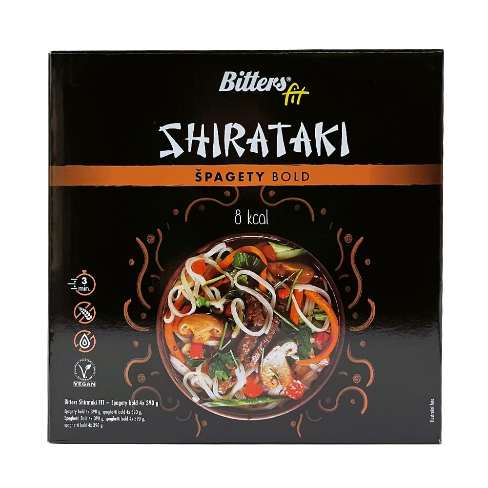 Bitters Pasta di Konjac - Spaghetti Bold - 16x390g (senza liquido 16x250g)