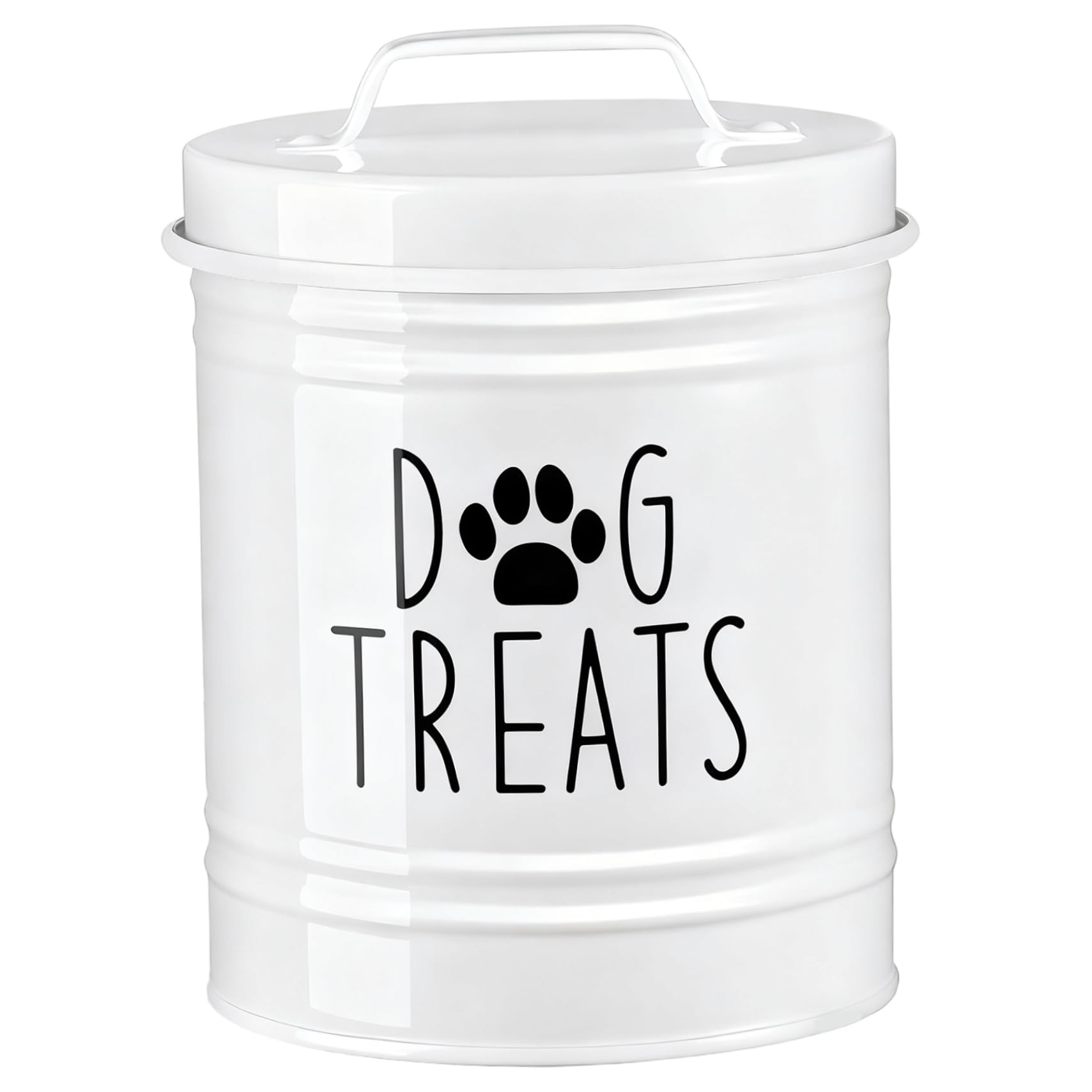 Barril de almacenamiento de alimentos secos para mascotas con tapa hermética