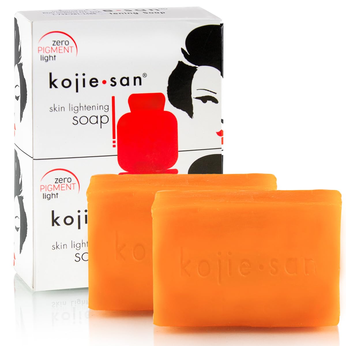 Kojie San - Savon Kojie San à l’Acide Kojique pour Tous - 135g - Authentique et Original - Lot de 2 : 2x135g
