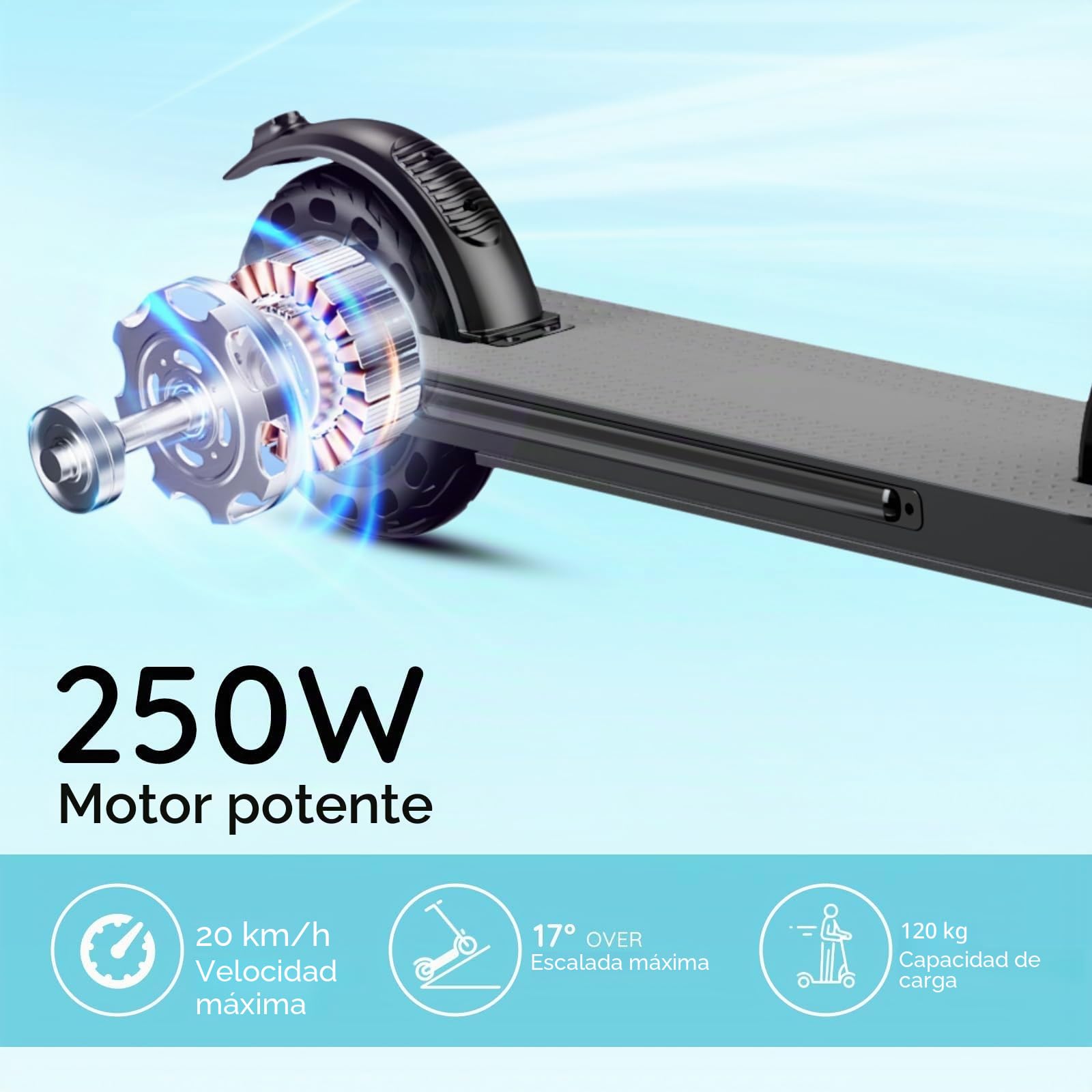 Patinete eléctrico para niños, pantalla LED, plegable y de altura ajustable, para niños de 8 a 16 años, alcance máximo 20 KM, máx. 20 km/h, regalo para niños y jóvenes, sin certificado ABE