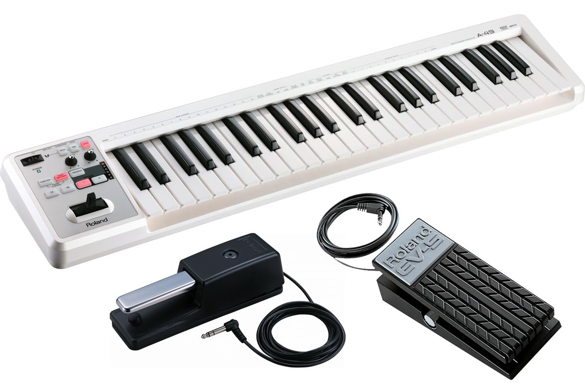 Amazon | Roland/A-49 WH [ダンパーペダル DP-10 + エクスプレッション 